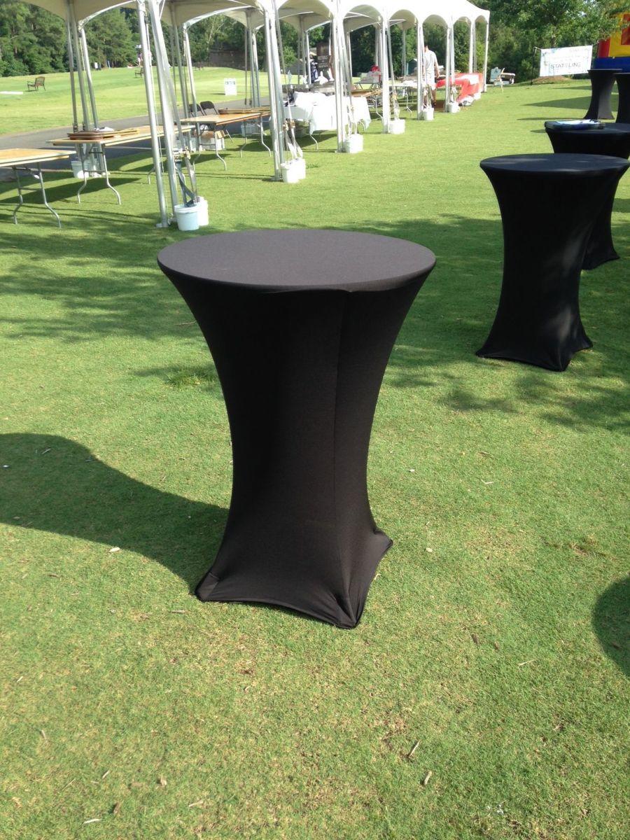 Round Cocktail Table c/w Cloth