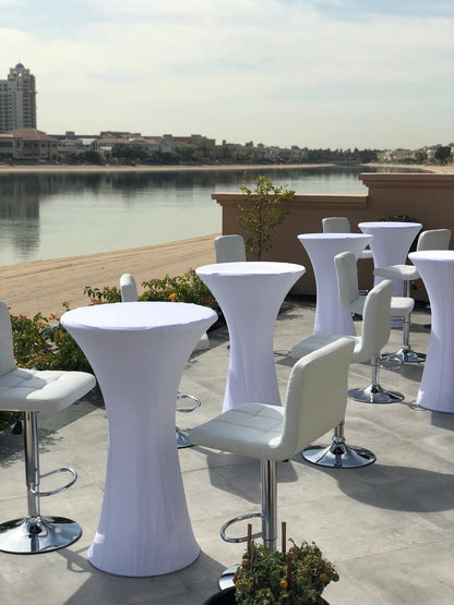 Round Cocktail Table c/w Cloth