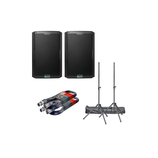 2x Alto 12" Speaker with Speaker Stand